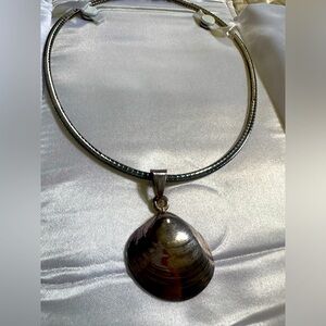 Sterling Silver Shell Necklace